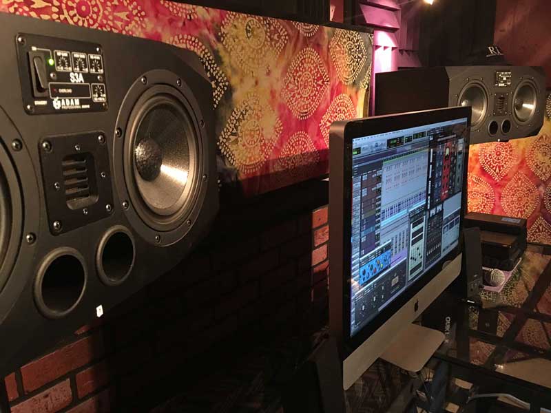 New Adam Studio Monitors In Control Room A - Forebay, Idaho